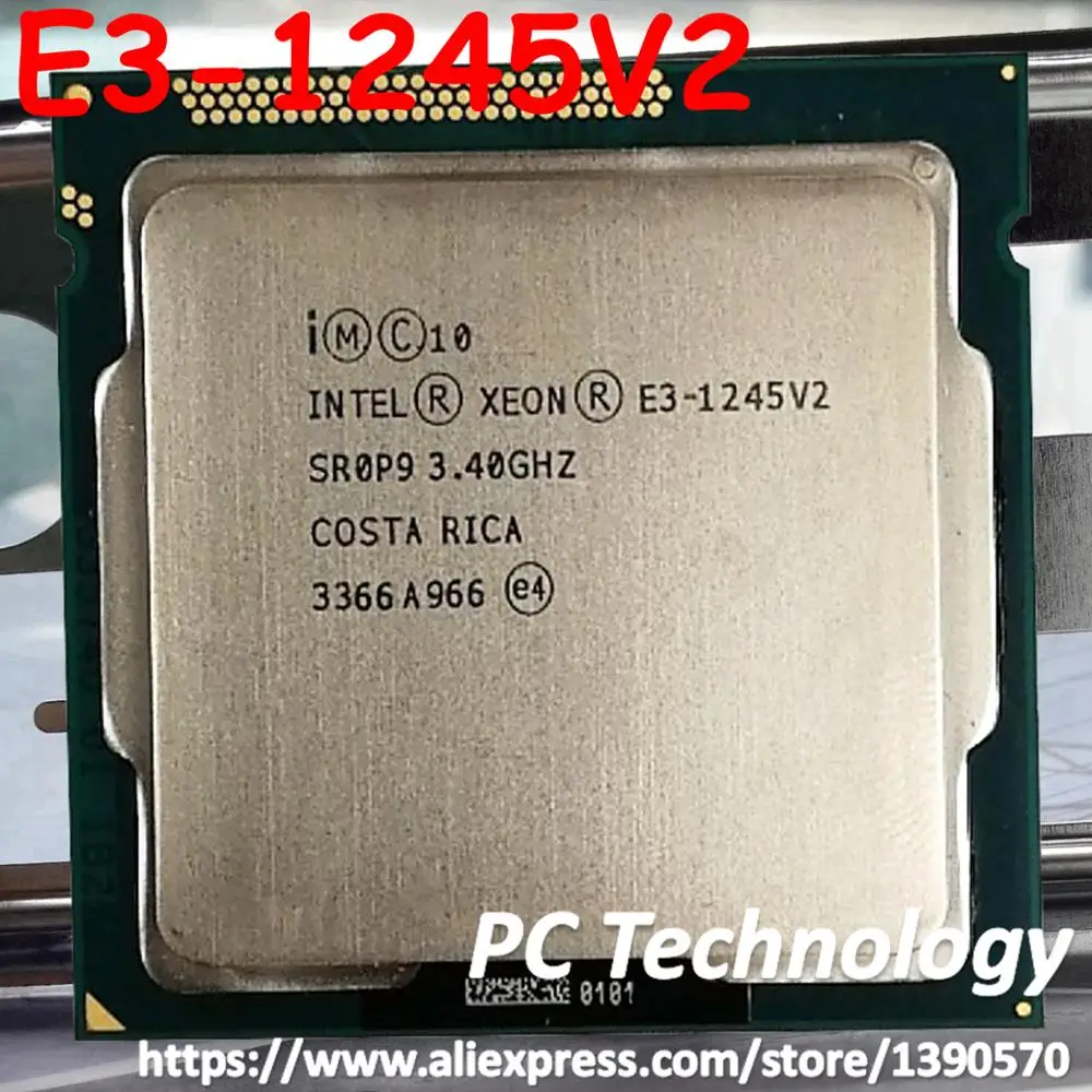 Intel Xeon Processor E3-1245 v2 8M Vahemälu 3.40 GHz SR0P9 LGA1155 E3 1245 v2 PROTSESSOR E3 1245 V2 tasuta kohaletoimetamine HD P4000 E3-1245V2