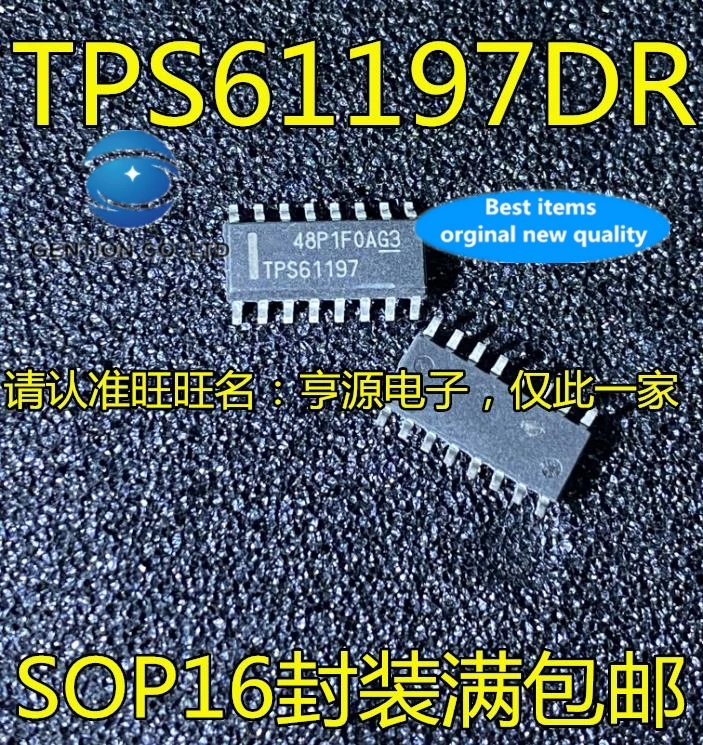 5TK TPS61197DR TPS61197 SOP16 integrated circuit IC/LED draiver kiibid laos 100% uus ja originaal