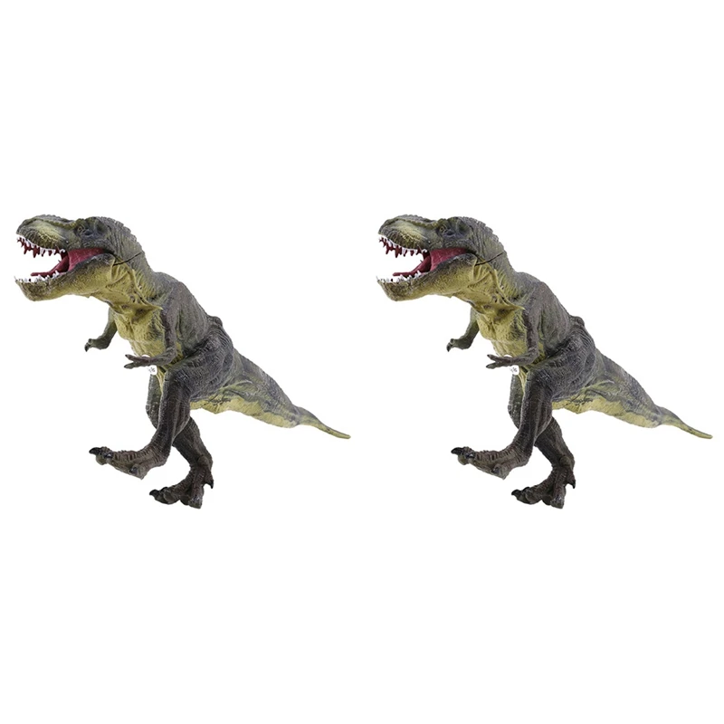 2X Jurassic Türannosaurus Rex Dinosaurus Mudeli Suur Tahke Simuleeritud Dinosaurus Mänguasjad 30X13x5cm