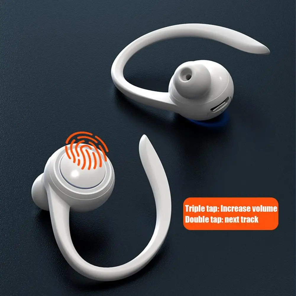 A1S Bluetooth-ühilduvad Kõrvaklapid Kõrva Konks HiFi Kadudeta Heli Mono Äri Traadita Sport Peakomplekt Töötab 