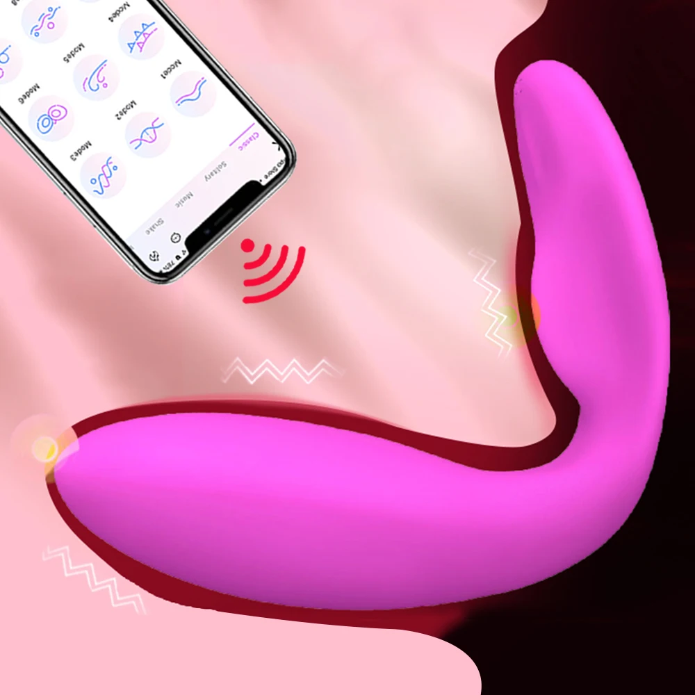 Kantavad Dildo Vibraatorid Naistele Traadita Bluetooth-RAKENDUSE Remote Control Vibreeriv Aluspüksid Anal Plug Erootilise Sugu Mänguasjad Paar