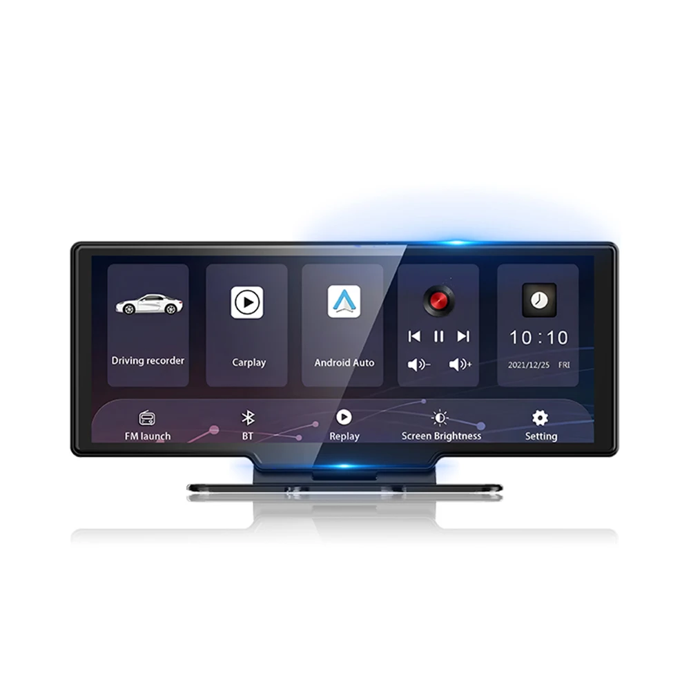 AHD Car DVR Kaamera 2K 1440P Allwinner Video, Diktofon, GPS-10 Tolli Tahavaatepeegli GPS Dashcam Dual Objektiivi Esi-Ja tagakate Kriips Cam