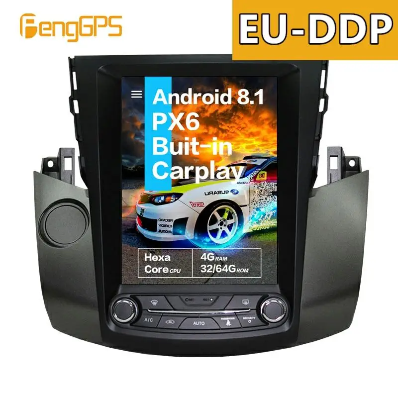 Android autoraadio Toyota RAV4 RAV 4 2006 - 2012 Tesla mms PX6 Autoradio GPS Navigation Pea üksus Nr DVD Mängija Audio