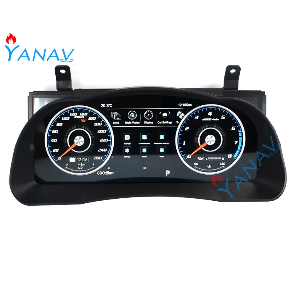 Auto armatuurlaua Multimeedia player-Toyota Highlander 2015-2019 GPS Navigation, Android auto LHD Arvesti vahend ekraani player