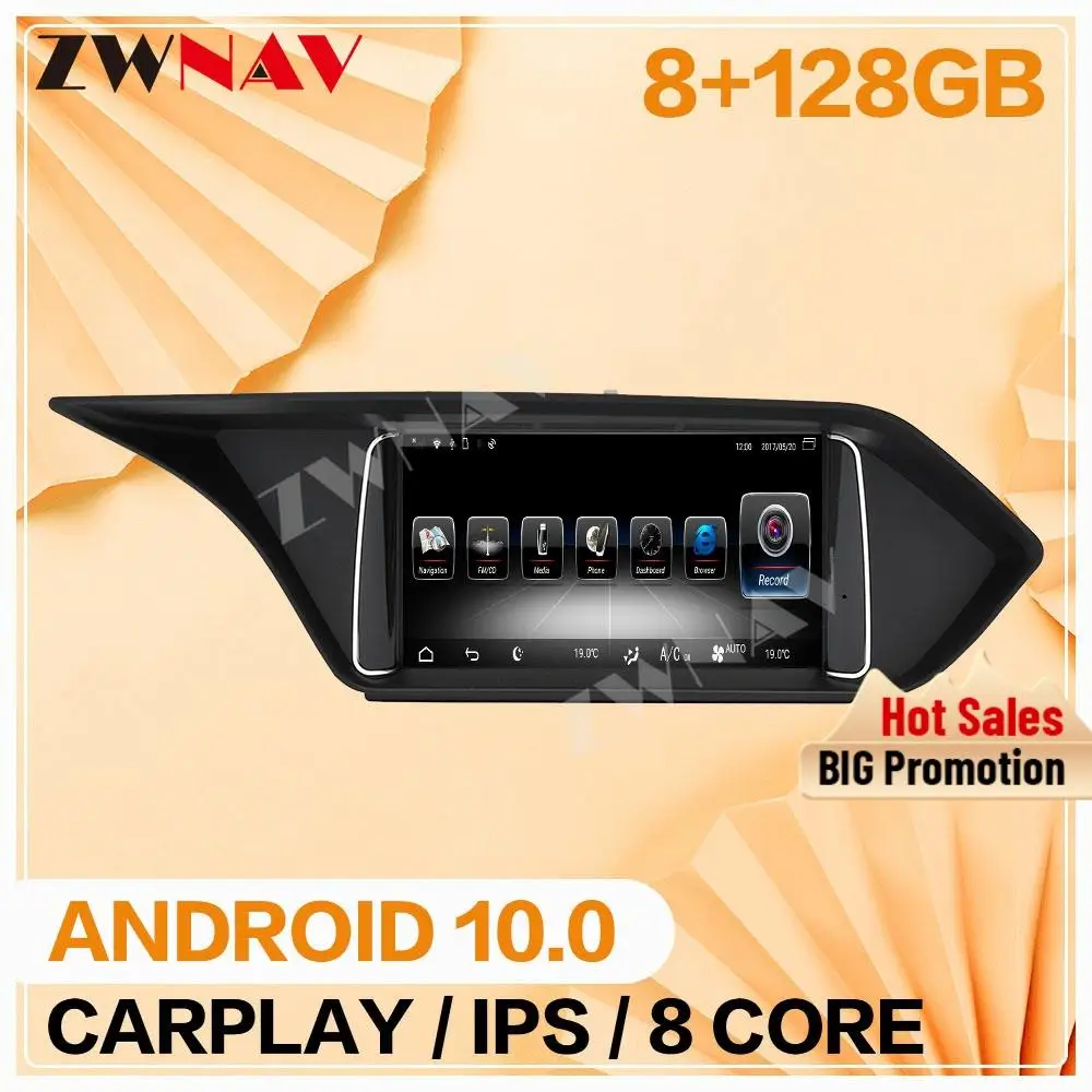 Mõeldud MERCEDES-BENZ E W212 2013 2014 Carplay 8+128G Android 10.0 Ekraaniga Multimeedia Mängija, Raadio ja Stereo Cassette Recorder juhtseade