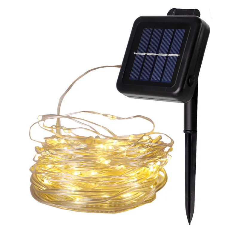 Uus aasta Solar Lamp LED Väljas 5m 10m 20m String LED Tuled Haldjas Puhkus jõulupidu Vanikud Päikese-Aed Veekindel 1set