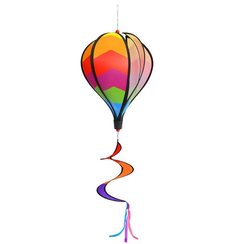 Hot Air Balloon Tuul Spiraalrattad Vikerkaar Triip Windsock Aed Hoovis Väljas/ Kodu Dekoreerimiseks Reklaami Spordiürituste Promotio