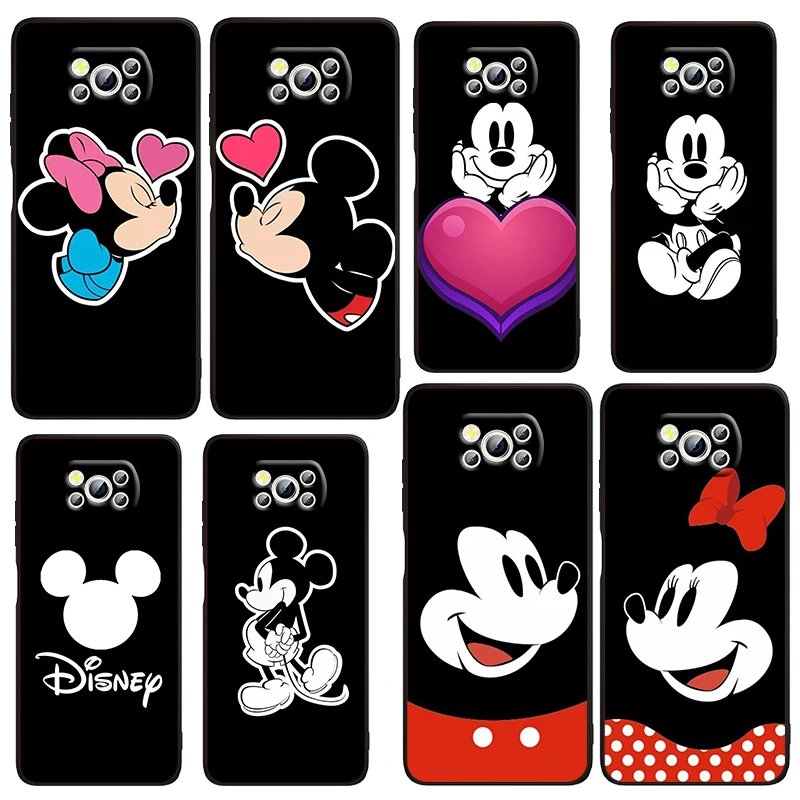 Disney Miki-Minni Avatari Telefoni Puhul Xiaomi Mi Poco X4 X3 NFC F4 F3 GT M4 M3 M2 X2 F2 Pro C3 5G Must Fundas Pehme Kate