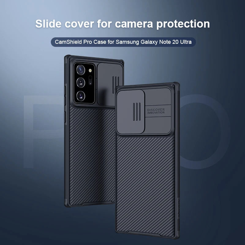 Samsung Galaxy Märkus 20 Ultra NILLKIN CamShield Pro Juhul Kaamera Kaitse Lükake Kaas Tagasi Kest PC+TPU Matt