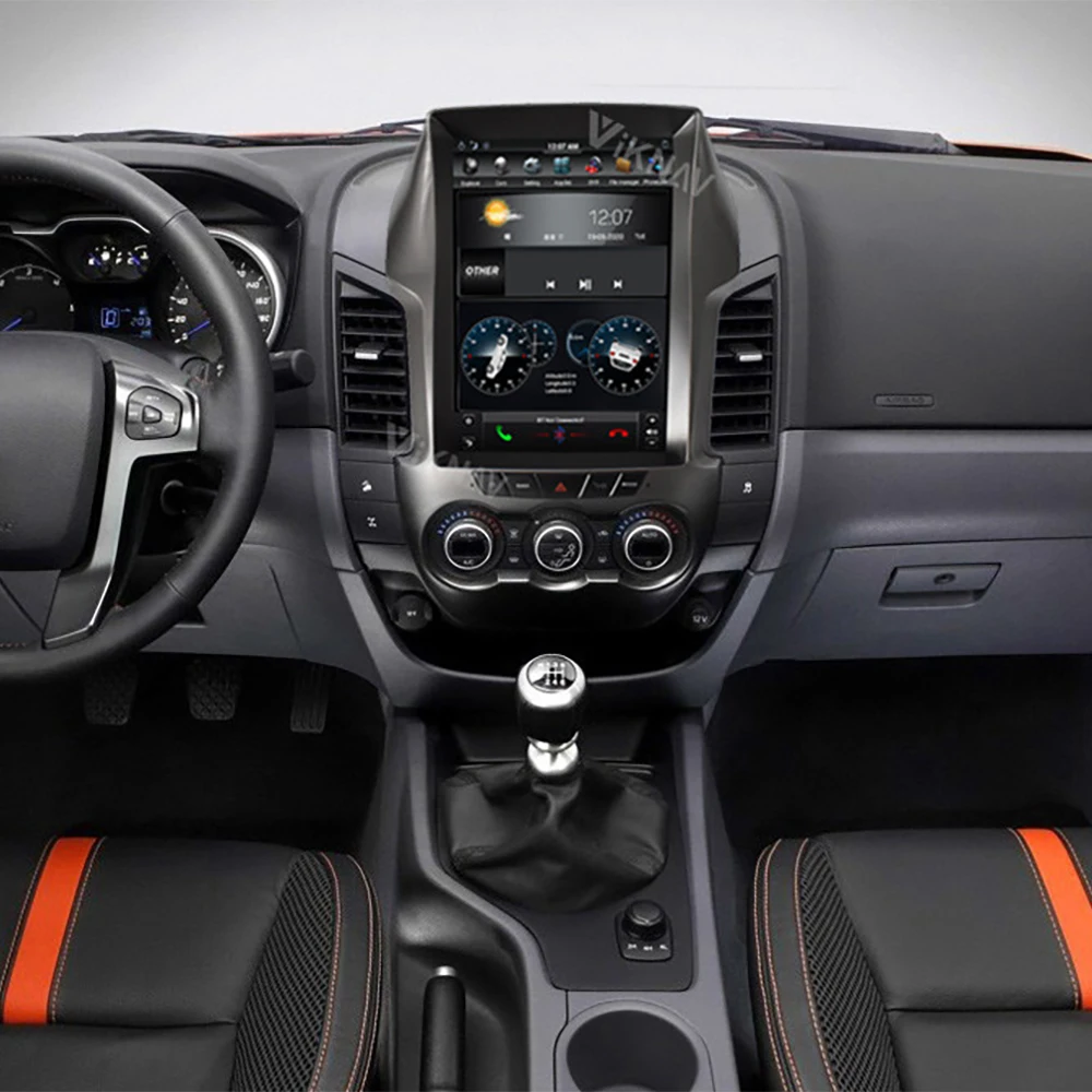 autoraadio ford ranger f250 2012-2016 android auto video-mängijad, gps navigatsioon vertikaalse ekraaniga multimeedia mängija 12.1 tolli