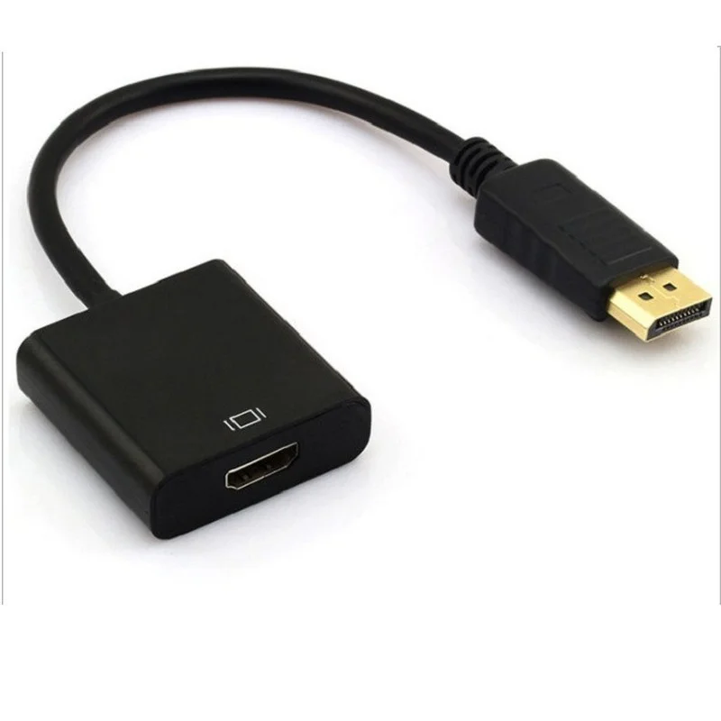 Display-Port-DP-HDMI-ühilduv adapterikaabel Meeste ja Naiste Converter for PC Arvuti Sülearvuti HDTV Monitor, Projektor