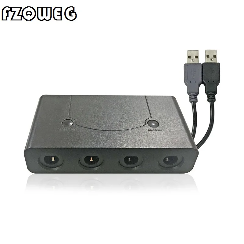 BUKIM Converter With 4 Ports GameCube Kontroller Adapter Lülita Wii-U PC USB