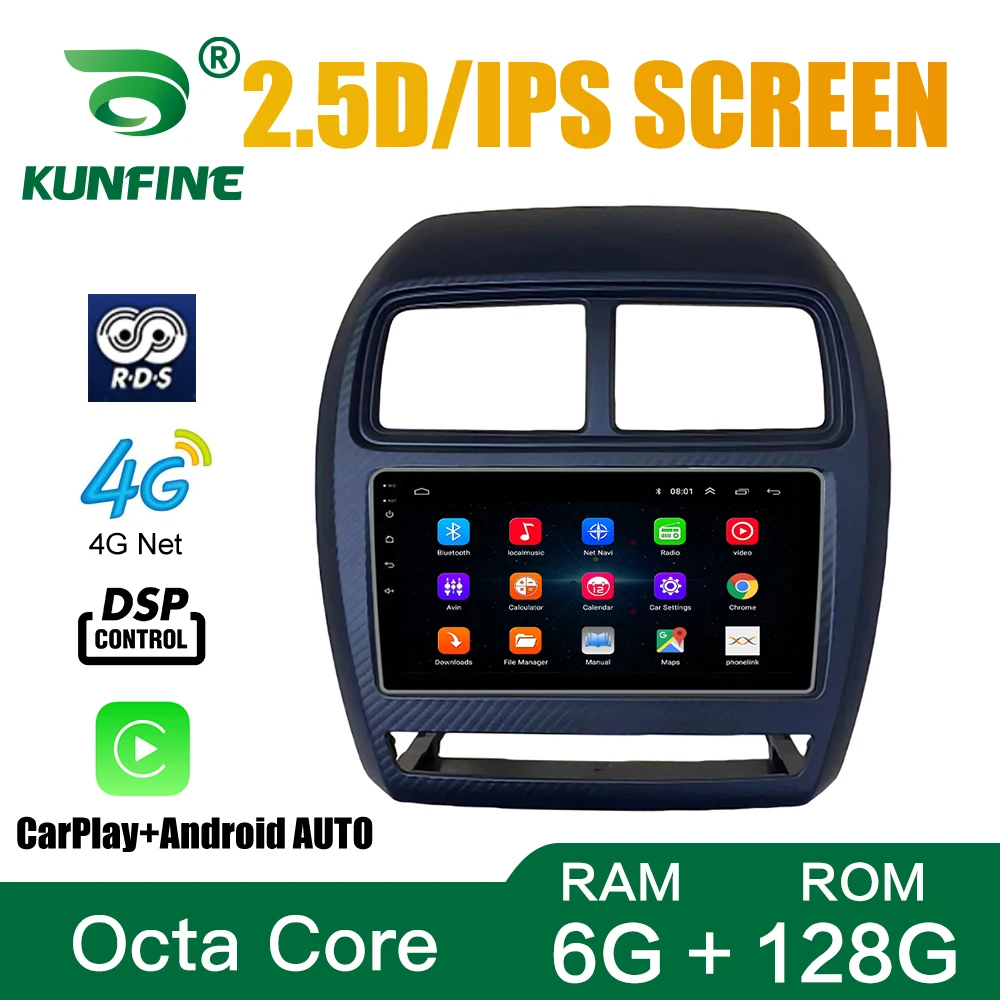 Auto Raadio MITSUBISHI ASX 2021 Okta Core Android Auto DVD GPS Navigation Stereo Seadme Headunit Carplay Android Auto