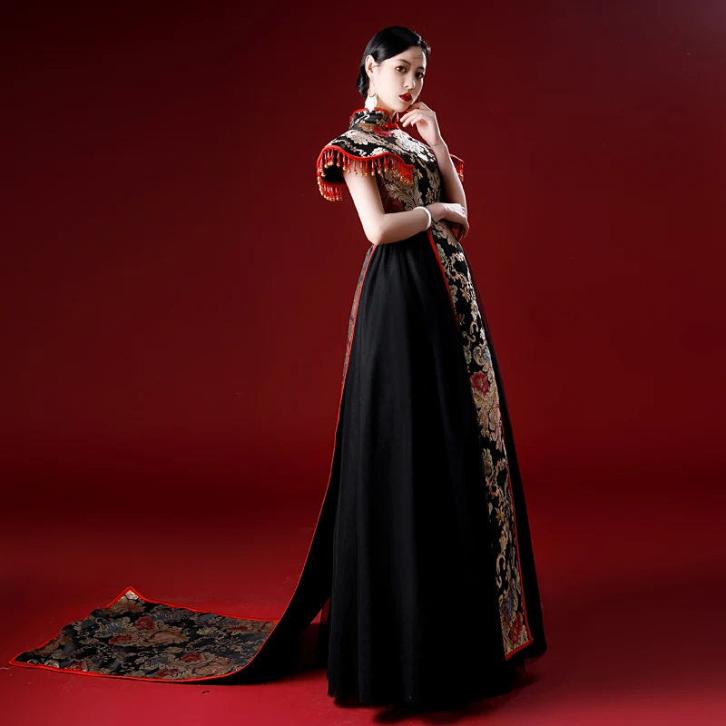 must trailing profileerimine tassles varrukas kleit seista krae vintage kleit Renaissance Kleit kuninganna Victoria Belle
