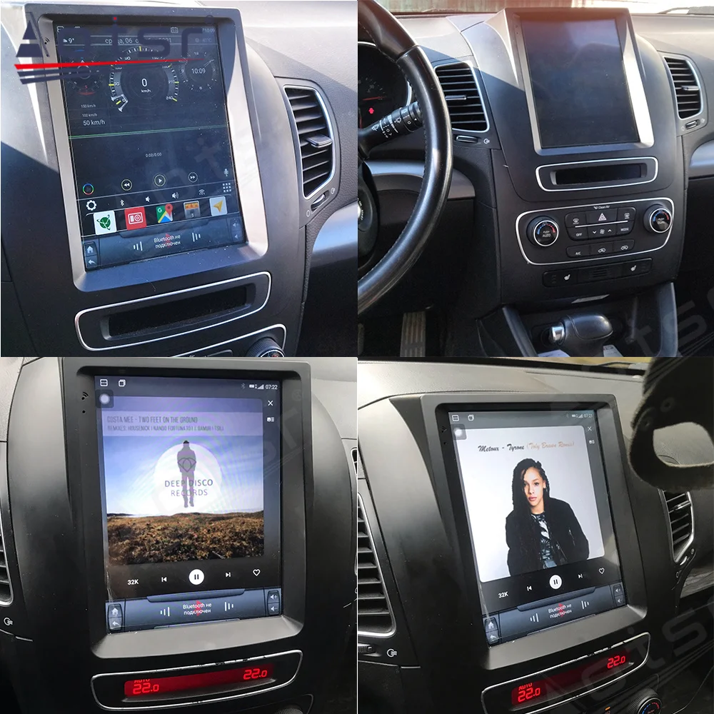 Android 9 Tesla Jaoks Kia Sorento 2013 2014 Auto GPS Navigatsiooni Vertikaalne Ekraani Stereo Multimeedia Video Mängija, Raadio Auto juhtseade
