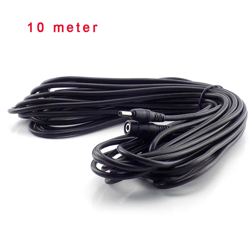 10M DC Power Cable Extension 5V 2A Juhe, Adapter 3.5 mm x 1.35 mm KS KS Mees Female Connector CCTV Turvalisus Kaamera