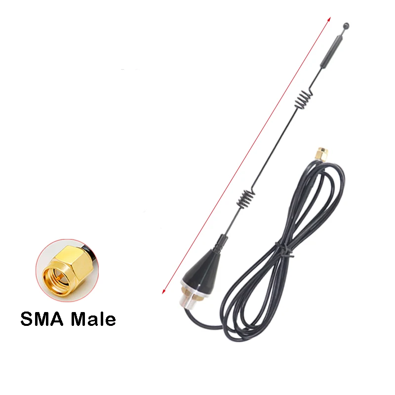 GSM-3G-4G-5G täielik bänd DTU antenn väljas veekindel antenn kõrge saada 12dbi 600-6000MHz terminal antenn SMA pesa 3m line
