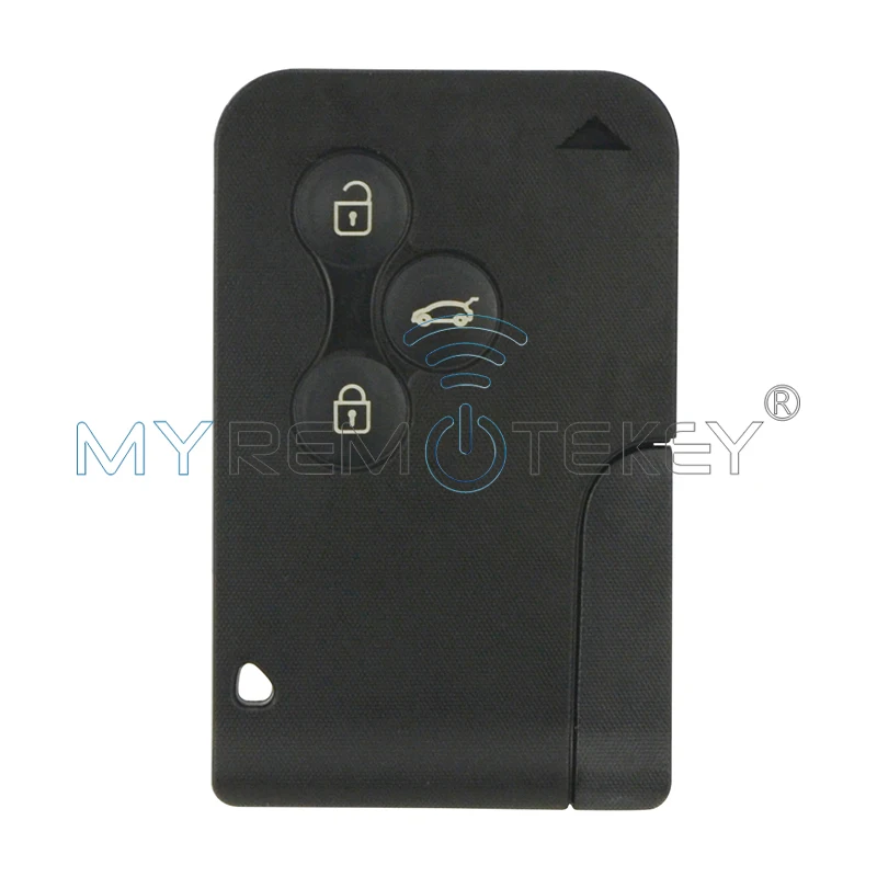Smart Key Card 3 Nuppu, 433mhz PCF7947 Peamiste Asetage Plug in Renault Megane 2 Megane II Intelligentne võti Kaardi Remtekey