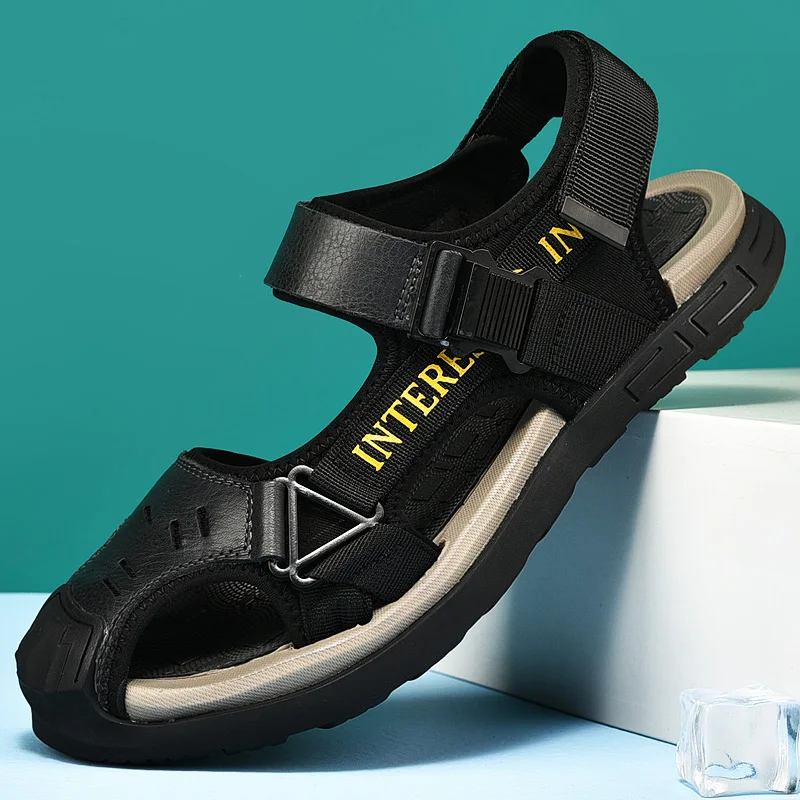 2021 uus suvine meeste sandaalid mood vabaaja rand kingad, meeste sandaalides ja sussid pehme põhjaga sandaalid üliõpilastele