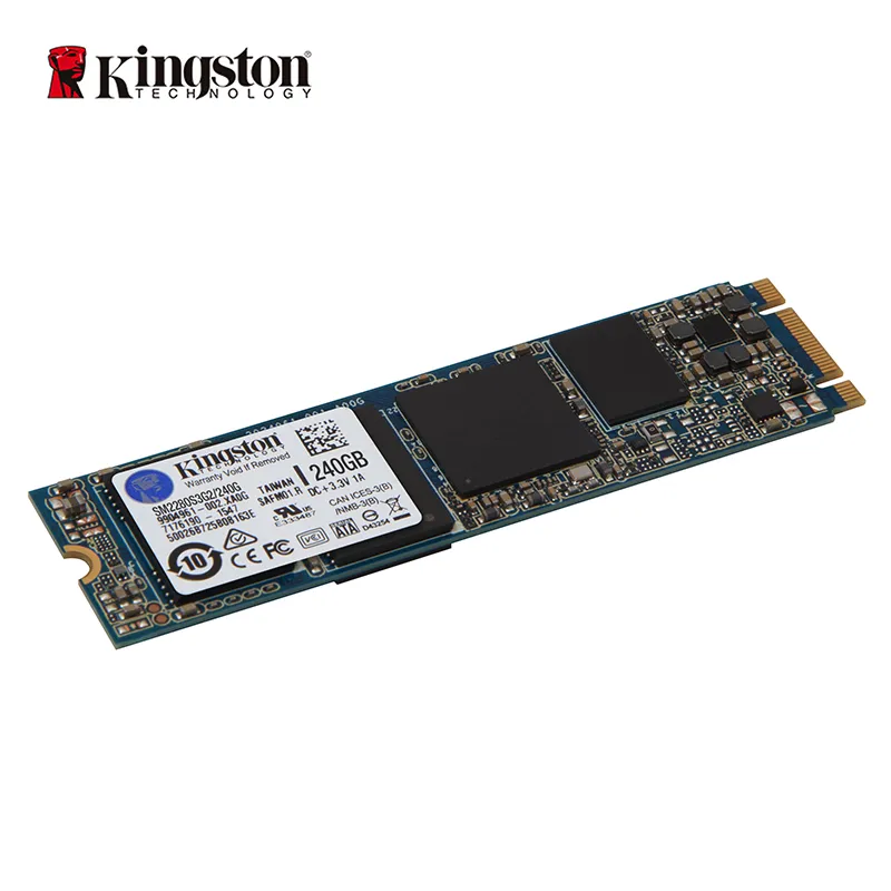 KINGSTON SSD SSDNow M. 2 SATA G2 Drive 120GB 240GB ruumisäästlik caseless disain sobib ultra-thincomputing rakendused