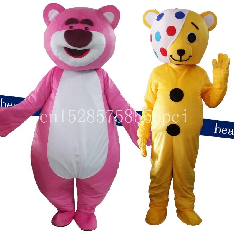 Martha Maskott Karu Kostüüm cartoon fancy kleit Teddy bear cosplay kostüüm Halloween pool Purim