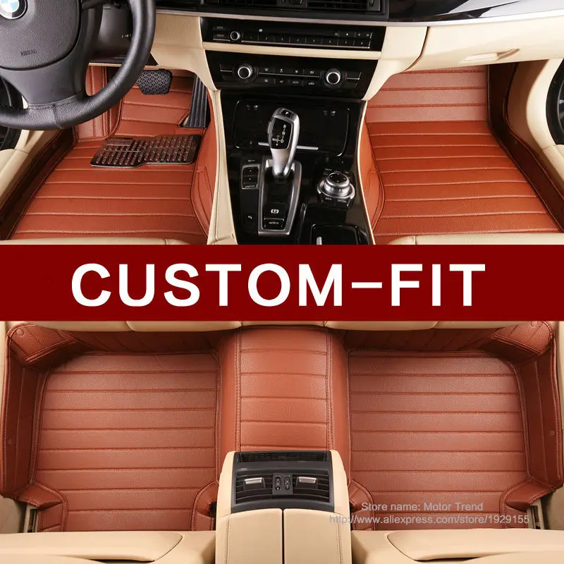 Custom fit auto põrandamatid BMW 3/4/5/6/7 Seeria GT M3 X1 X3 X4 X5 X6 3D car styling iga ilmaga vaipkattega põrand vooderdus