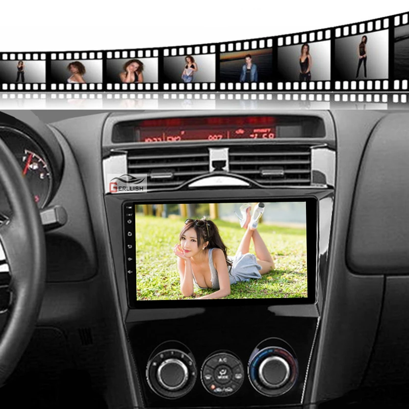 Gerllish android Auto dvd Multimeedia Raadio Mängija, Raadio, gps Navigaatori jaoks Mazda RX8 2006-2012 Backup Kaamera Toetus