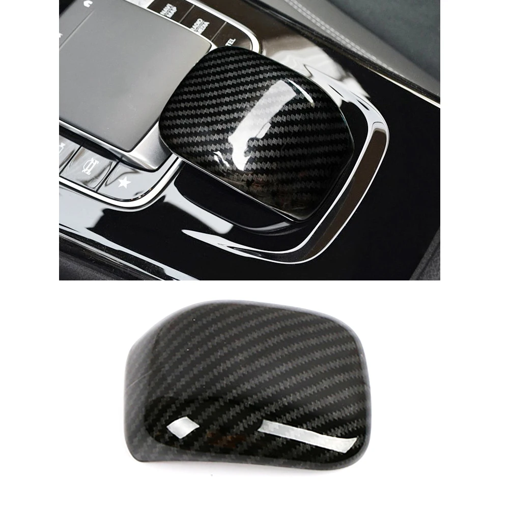Mõeldud Mercedes Benz A-Klass W177 A180 A200 A250 2019 2022 Car Center Console Gear Shift Knob Pea Katta Carbon Fiber Värv Sisekujundus