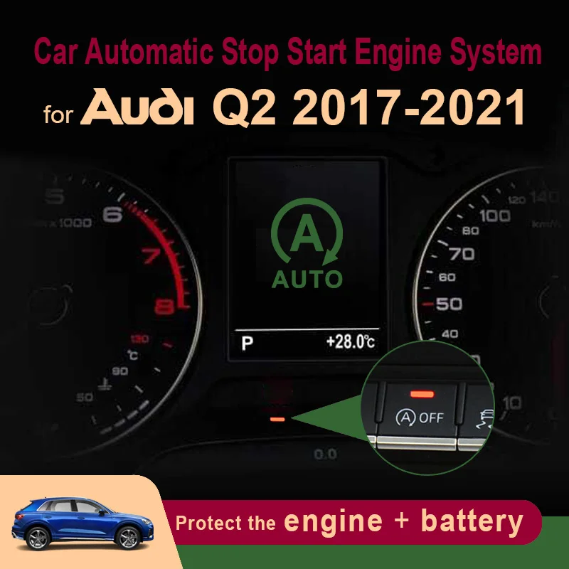 Audi Q2 2017-2021 Automaatne Stopp-Start Mootori Süsteem Smart Auto Peatada, Tühistada Kontrolli Anduri Pistik