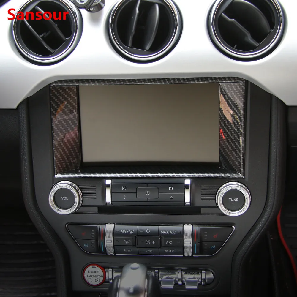Sansour ABS Auto Interjöör Vormimise Navigatsiooni GPS Raami Kaunistamiseks Kate Sisekujundus Kleepsud Ford Mustang 2015 Kuni Car Styling
