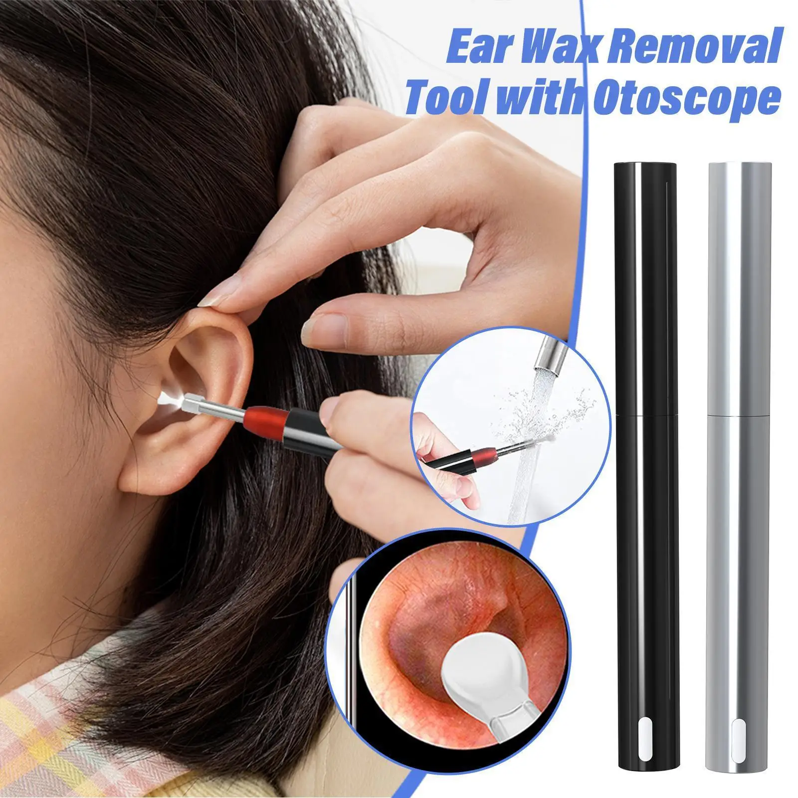 Uus Smart Visuaalne Kõrva Puhastaja Kõrva Endoscope Earpick Picker Tool Ear Ear Ear Earwax Eemaldamise Vaha Otoscope Kaamera Eemaldaja Puhas S1L7