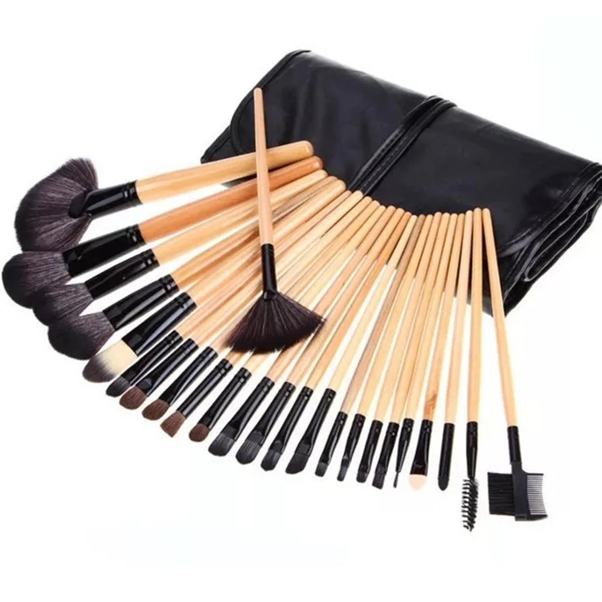 LAMUSELAND 24tk/Set Meik Harja Sätestatud Vahendeid, Tualett-Kit Villa Brändi Make Up Brush Set #1424