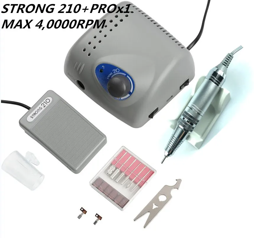 2020. aasta UUS TUGEV 210 PRO X1 Handpiece 40000RPM Micromotor Poleerimine elektriliste nail drill maniküür masin