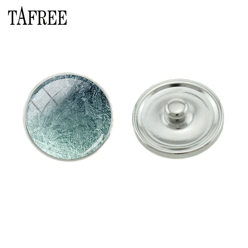 TAFREE 10mm/16mm/18mm Marmor tekstuur DIY Klaasist Kalliskivid kivi ümber snapbutton Metallist Ehted Järeldused 5tk/palju MB02