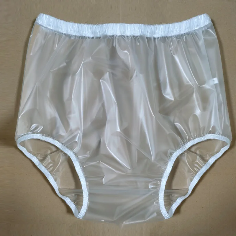 Hight Talje PVC Läbipaistev Plastikust Püksid, Püksikud Aluspüksid Täiskasvanud Beebi Seksikas Aluspüksid Klaasi Kustuta