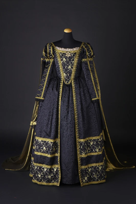 Costumebuy Kuninganna Kroon Kleit Naiste Victoria Royal Partei Kleit Pulm Belle Kleit Pall Kleit Custom Made