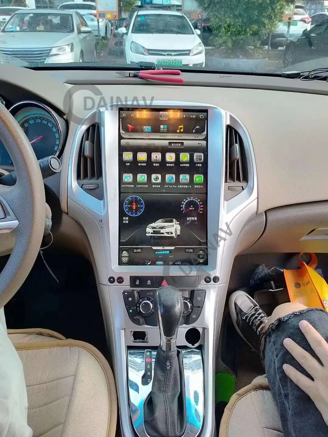 13.6 tolline Vertikaalse Ekraaniga Android autoraadio GPS Navigatsiooni Buick Excelle 2010-2013 Tesla Stiilis Auto Multimeedia DVD-Mängija