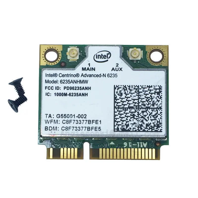 UUS Advanced-n 6235ANHMW 300mbps Wireless+ BLUETOOTH 4.0 WiFi MINI PCI-E KAART 05K9GJ 2.4 G /5GHZ Intel Centrino