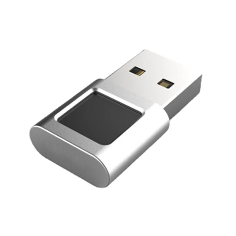 Hõbe USB Sõrmejälje Lugeja, Sõrmejälje Lugeja, Tere Sõrmejälje Dongle For Windows 10/11 Sülearvutid