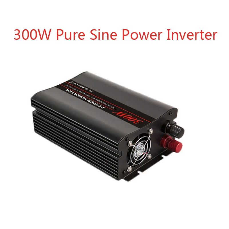 300W Pure Sine Wave Inverter 12V 24V 48V DC 220V 110V AC Off Grid Power Inverter Auto Converter Pinge Trafo
