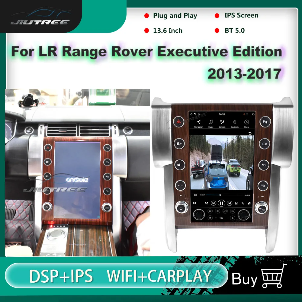 2 Din Android autoraadio Jaoks Land Rover Range Rover Kommenteeritud Väljaanne L405 2013-2017 GPS Navigation Multimeedia Mängija, Pea Üksus
