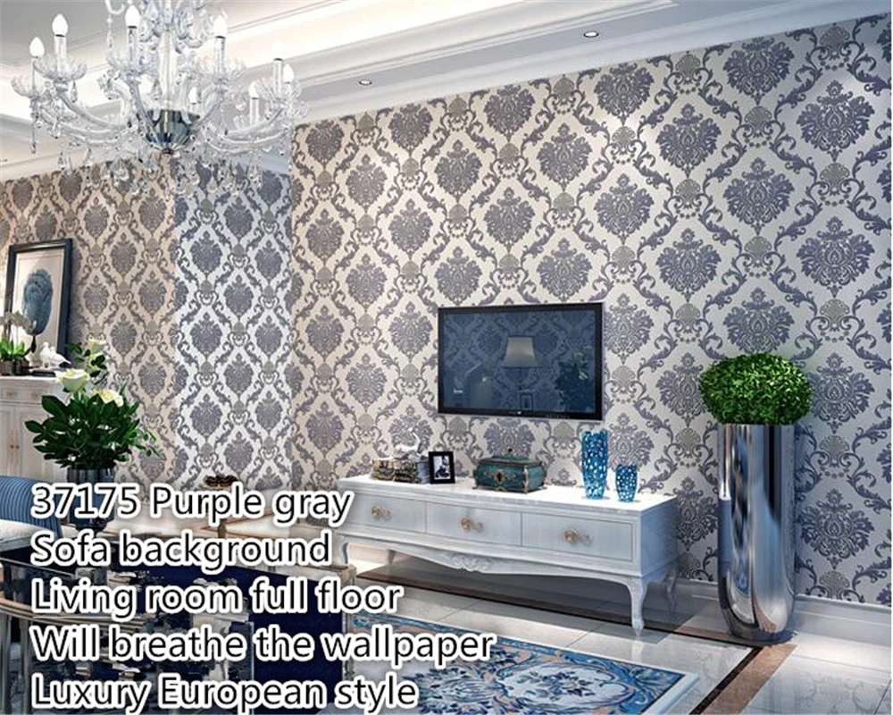 beibehang papier peint Mittekootud magamistuba, kaasaegne lihtne elutoas TV taust de papel parede 3d tapeet seina paber Damascus