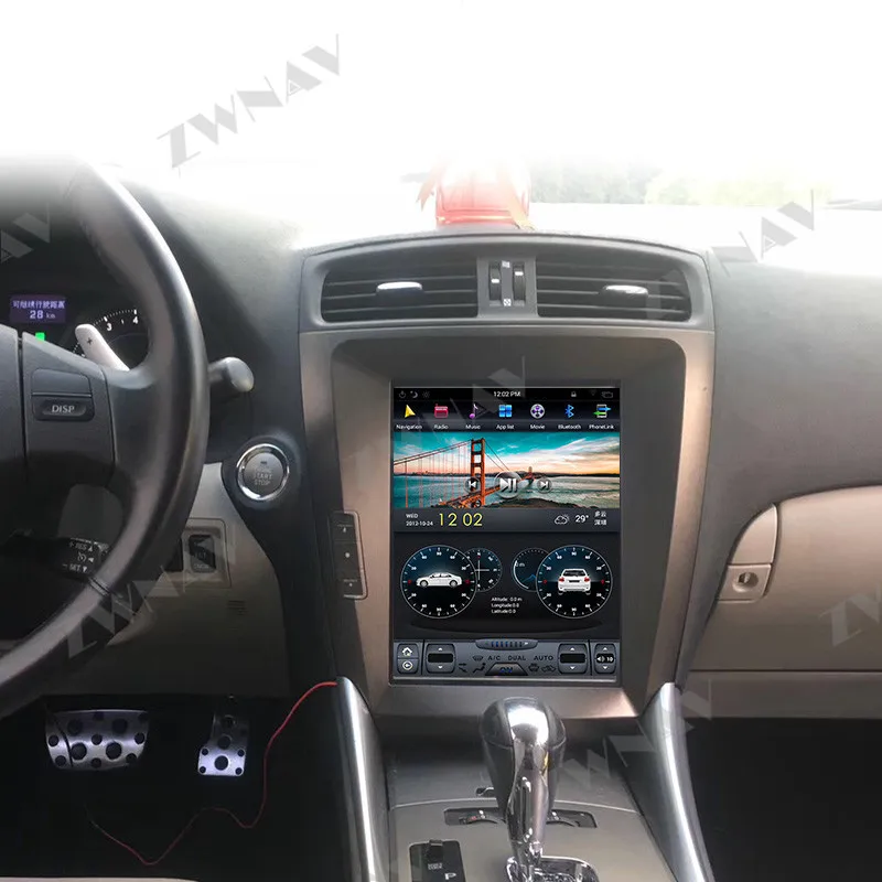 Tesla ekraaniga Android 10 Auto Multimeedia Mängija Lexus IS250 IS300 IS200 IS220 IS350 2005-2012 GPS Navi raadio stereo juhtseade