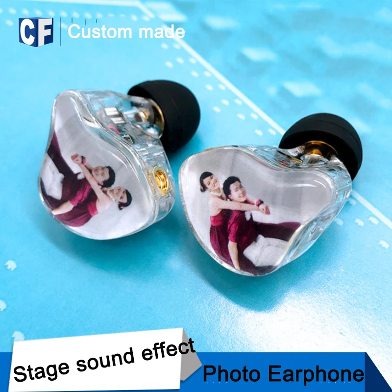 Uue Tehase kohandatud DIY kleepsud Tasuta kohandamine kõrvaklapid 1DD+1ba HIFI kõrvaklapid MMCX kaasatavad Loovust Foto Kõrvaklapid