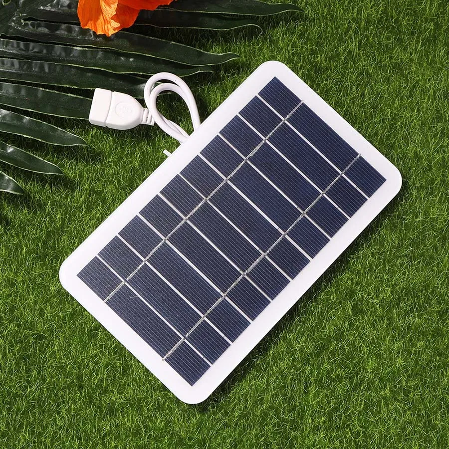 USB Solar Charger Paneel, 5V 2W 400mA Kaasaskantav päikesepaneel Väljundvõimsus Kantavate Päikese Süsteem Fänn Raku Mobiiltelefoni Laadijaid