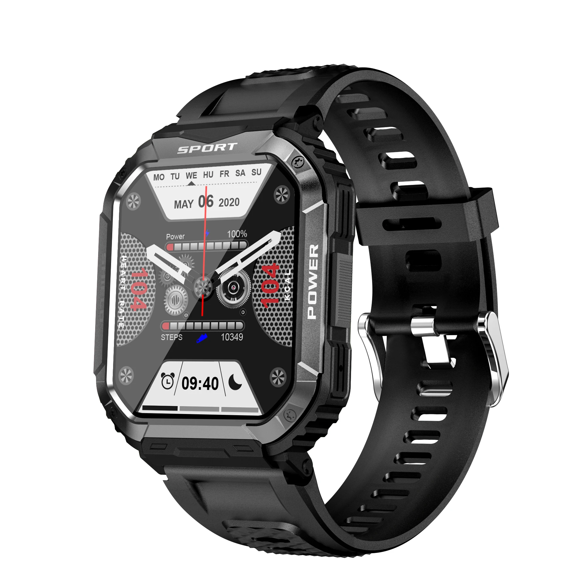 2022 Sport Smart Watch Mehed, vererõhku, Hapniku Fitness Passometer Watch Suur Aku IP68 Veekindel Smart Watch Mees Sõjalise