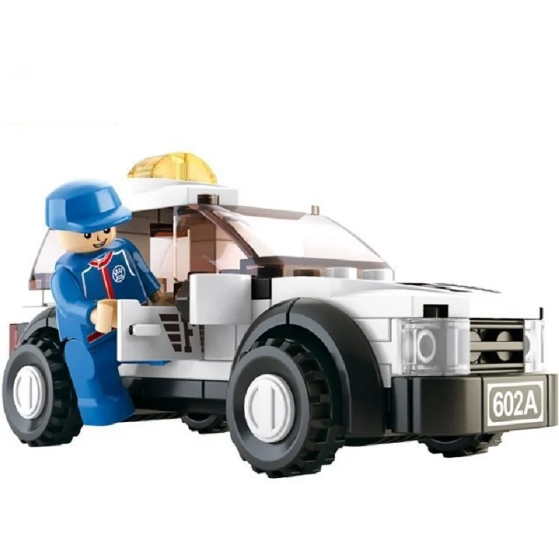 Valem Racing F1 Safety Car Mudel ehitusplokid DIY Haridus-Õhusõiduki Tellised Mänguasjad Kingitus Lastele Poisid