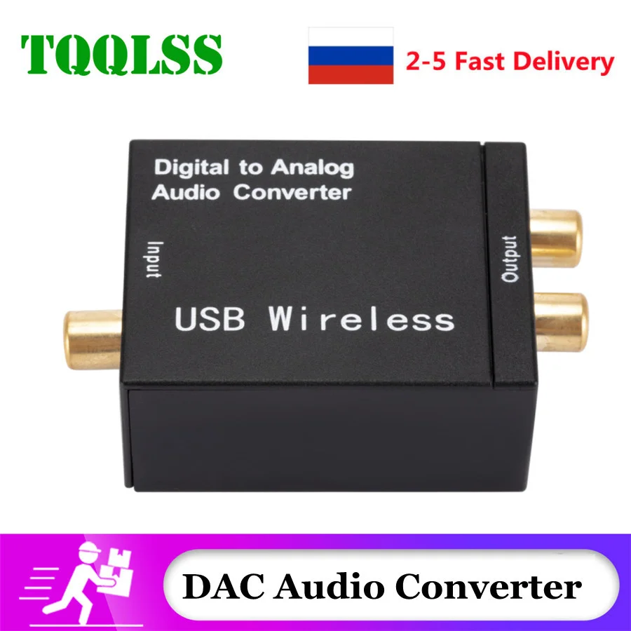 DAC Võimendi Digitaal-Analoog Audio Converter, Bluetooth 4.0 Toslink Optiline Fiiberkaabel Koaksiaal Signaali RCA (R/L Audio DAC Dekooder