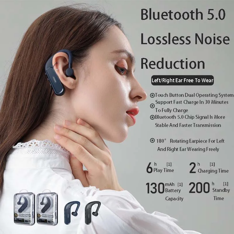 Pnamarci Brand New Kõrge kvaliteediga Kõrva-konks Traadita Kõne Peakomplekt Ühe kõrva Kõne Bluetooth-Sport Office Peakomplekt