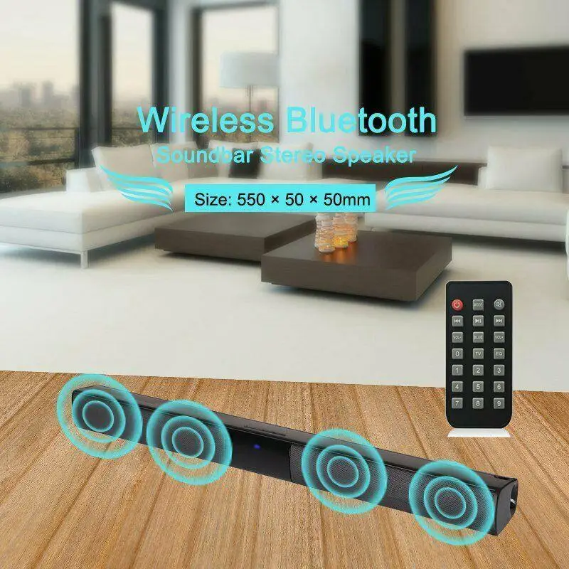 Traadita Soundbar Bluetooth-Bluetooth-Heli Riba kõlarid, TV kodukino Soundbar Subwoofer